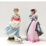 2 Royal Worcester Figures