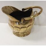 Vict Brass Coal Bucket