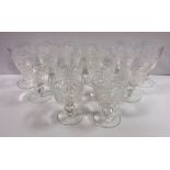 2 Sets of 6 Sherry Glasses