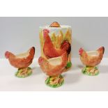 James Herriot Cockerel Storage Jar & 3 Chicken Egg Cups