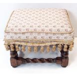 Barley Twist Foot Stool