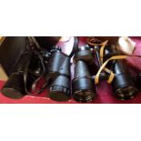 A pair of Second World War British Army prismatic binoculars No. 5 Mk. VA by Nottingham