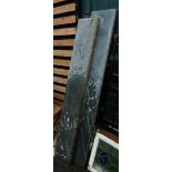 Two slate sills - 5' 4" and 5' 2"