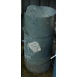 A galvanized Westcountry Cold Smoker, Sandford fish smoker - sold with sawdust