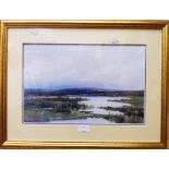 Frederick John Widgery: a gilt framed limited edition coloured print depicting a view near Belstone,