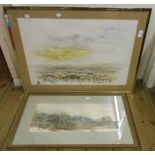 Nigel Cameron: five framed watercolours, all depicting various Dartmoor scenes