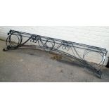 Three matching 7' 10" wrought iron decorative railings