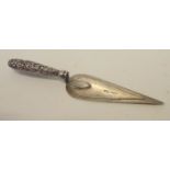 A marked "silver" C&N trowel pattern book mark