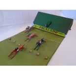 A mid 20th Century Escaldo table top horse racing game