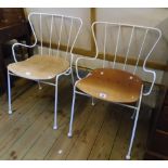 Two Ernest Race style Antelope chairs