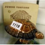 A boxed Wade jumbo tortoise pin tray