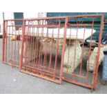 A wrought iron gate and pedestrian gate to match - to fit approx. 11'