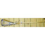 A Hattersley's wooden lacrosse stick