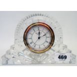 A boxed Waterford Crystal cased battery timepiece - No.5149910065