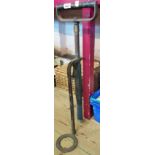 A Second World War period Home Front stirrup pump dated 1939