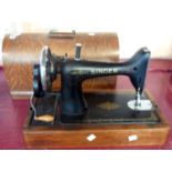 A Singer sewing machine