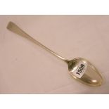 A William IV silver basting spoon - London 1835