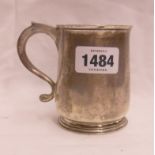 A silver Christening mug - London 1930