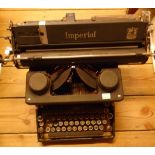 An Imperial 55 typewriter with cover