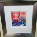 Victoria Ball: a framed limited edition coloured print entitled "Me Time", with certificate verso