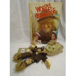 A Worzel Gummidge puppet - sold with a 1981 Worzel Gummidge annual