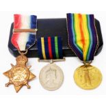 Private George James Rolfe, 9242 1st Battalion South Wales Borderers: 1914 Star with clasp and