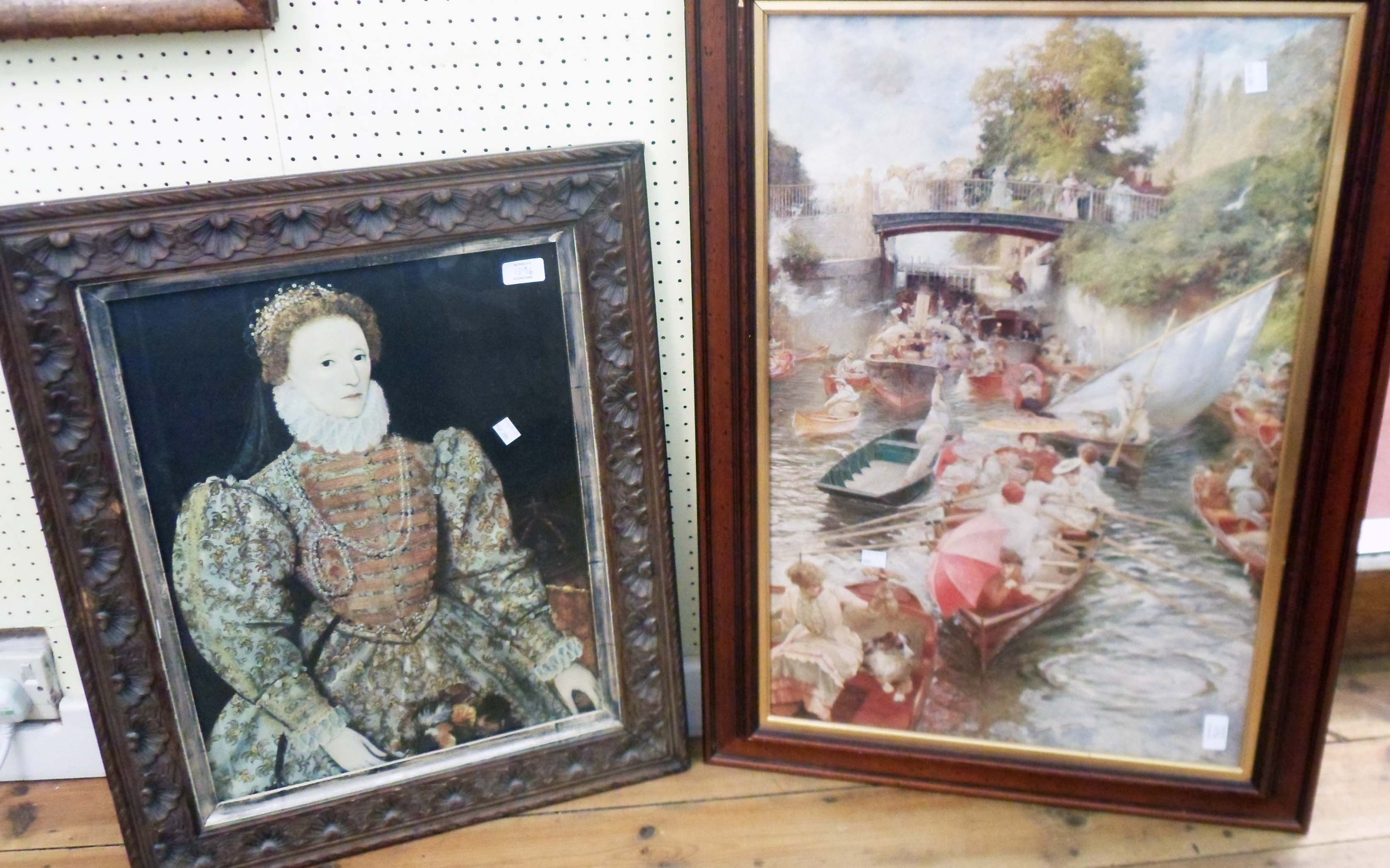 F. O. Raylance: a gilt framed watercolour depicting the Grand Canal Venice - sold with Gillian - Image 2 of 2