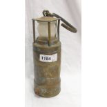 A 20th Century Oldham Type A.P. 202755 miner's lamp