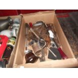 A box containing various tools etc.