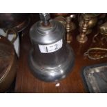 A heavy cast steel bell