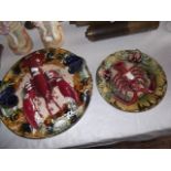 Two Portugese Lobster plates