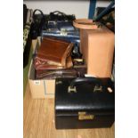 VARIOUS HANDBAGS, VANITY CASE, etc