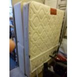 A 4' 6' DIVAN BED, and mattress