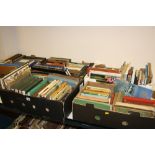 FIVE BOXES OF BOOKS, mostly factual and Predominantly Historical and Geographical
