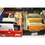 TWO BOXES OF MAINLY HARDBACK BOOKS, covering Horticulture, Nature, Social Science, Sexual