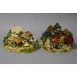 TWO LIMITED EDITION LILLIPUT LANE SCULPTURES, modelled as 'Summer at Cockington Forge', L3312, 38/