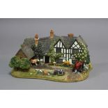 A LIMITED EDITION LILLIPUT LANE SCULPTURE, modelled as 'A Farmers Life for Me', L3467, 99/750 (