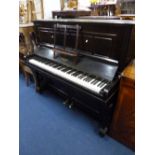 A MAHOGANY UPRIGHT PIANO, Windover, London, approximate size width 146cm x height 129cm x depth