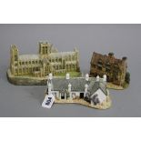THREE LILLIPUT LANE SCULPTURES FROM BRITAINS HERITAGE, modelled as 'The World Famous Blacksmith's