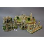 FIVE LILLIPUT LANE SCULPTURES FROM BRITAINS HERITAGE COLLECTION, 'Balmoral', L2288, 'Westminster