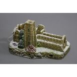 A LILLIPUT LANE SCULPTURE FROM CHRISTMAS SPECIAL EDITION ILLUMINATED, modelled as 'Fountains Abbey',