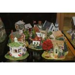 EIGHT LILLIPUT LANE SCULPTURES FROM ALLEGIANCE COLLECTION, to include 'Fourth of July', L2163, 'Home