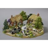 A LIMITED EDITION LILLIPUT LANE SCULPTURE, modelled as 'Rags to Riches', L2465, 851/1500