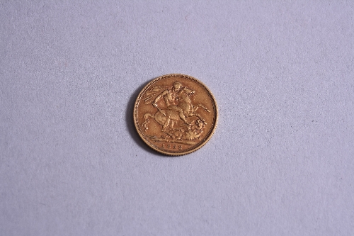 A GOLD SOVEREIGN 1892, Melbourne Mint