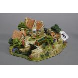 A LIMITED EDTION LILLIPUT LANE SCULPTURE, modelled as 'Tranquil Waterway's', L2560, 1203/2000