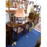 TWO TABLE LAMPS, and two floor standing lamps (4)