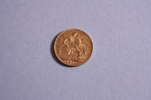 A GOLD SOVEREIGN 1909