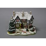 A LILLIPUT LANE SCULPTURE, modelled as 'The Three Kings', L2650 (Illuminated Cottages)
