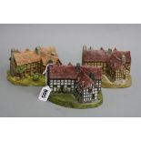 THREE LILLIPUT LANE SCULPTURES, modelled as 'William Shakespeare', (style one), 2nd variation, (