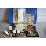 A COMPLETE AND VERY IMPORTANT ARCHIVE OF MEDALS AND SERVICE EPHEMERA, to a member of the 6th Btn